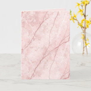 Rose Marble Organic Dusty Rose Blush  Card