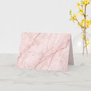 Rose Marble Organic Dusty Rose Blush Card