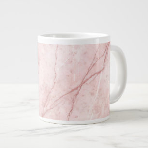 Rose Marble Organic Dusty Rose Blush Large Coffee Mug