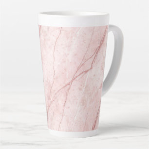 Rose Marble Organic Dusty Rose Blush Latte Mug