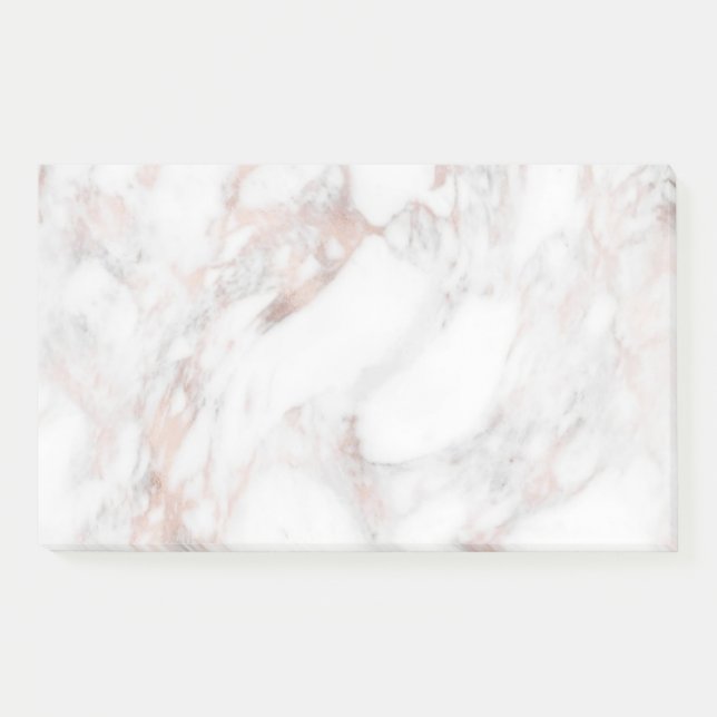 Rose Marble Trendy Template Elegant Background Post-it Notes (Front)