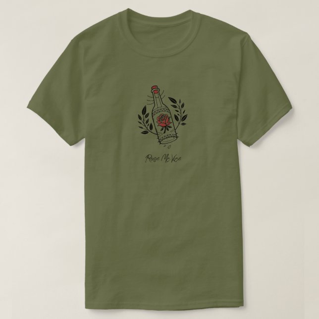 Rose McVice with a bottle T-Shirt (Design Front)