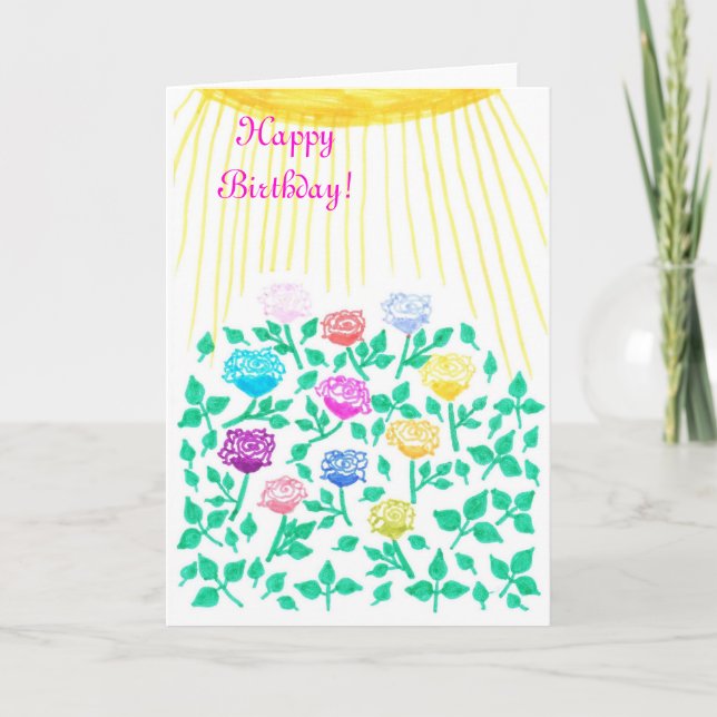 rose meadow card (Front)