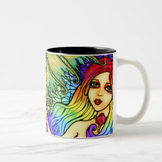 Rose Mermaid Pretty Fantasy Mug
