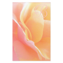 Rose Monogram Stationary