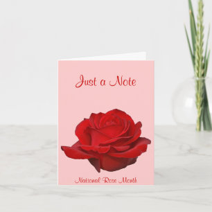 Rose Month Greeting Card