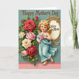 Rose Mothers Day Angel Card