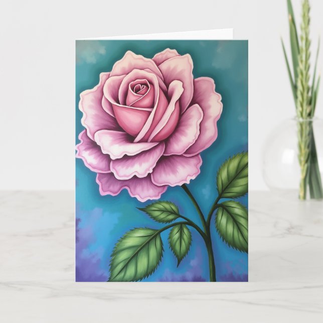 Rose Mothers Day Art Card (Front)
