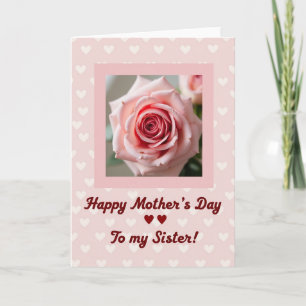 Rose Mothers Day Sibling Card