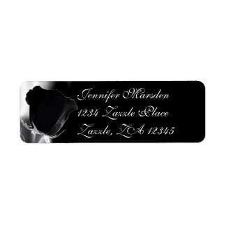 Rose Noire Return Address Label