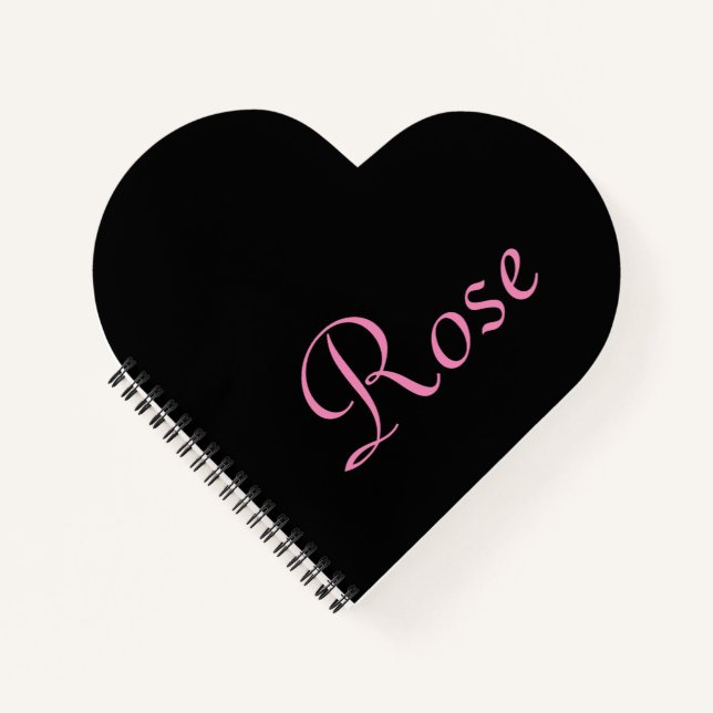 Rose Notebook (Front)