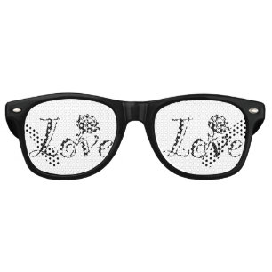 Rose of love retro sunglasses