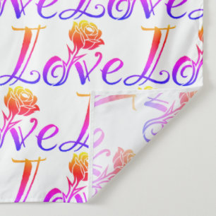 Rose of love tapestry