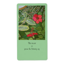 Rose of Sharon Jungle book plate
