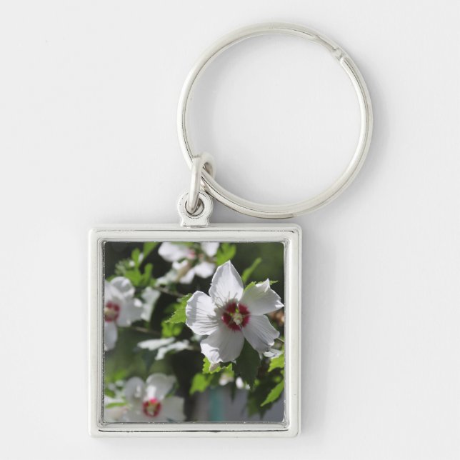 Rose of Sharon Keychain (Front)