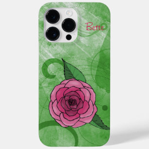 Rose On Green Case-Mate iPhone 14 Pro Max Case