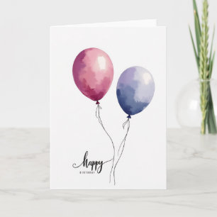 Rose Orb Birthday Card