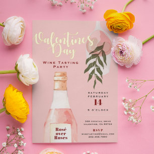 Rosé over Roses Valentine's Day Party Pink