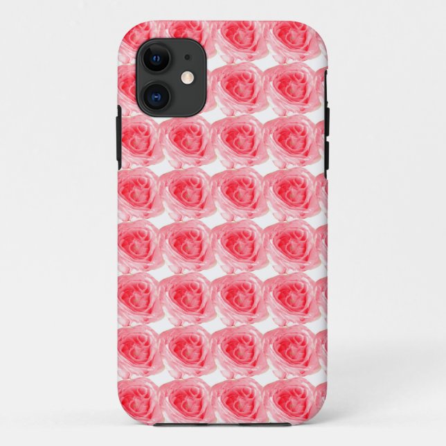 Rose Pattern Case-Mate iPhone Case (Back)