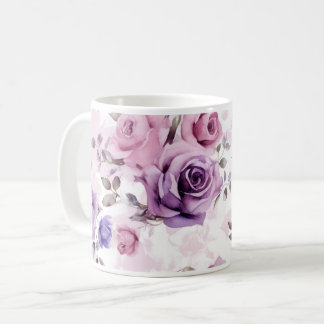 Rose Pattern Coffee Mug