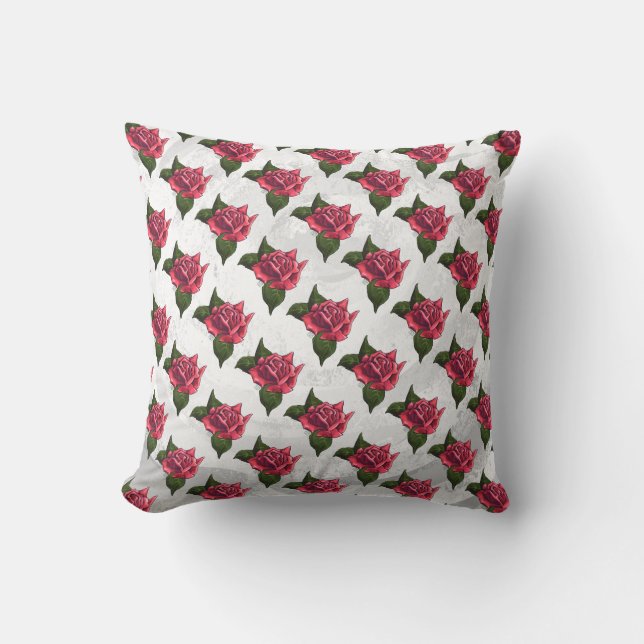 Rose Pattern Cushion (Front)