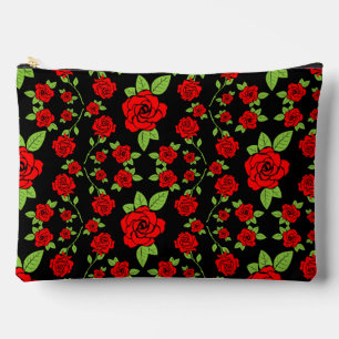 Rose Pattern Home Gifts Accessory Pouch