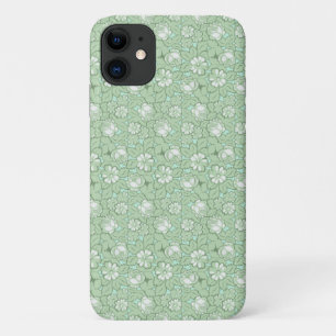 Rose pattern in light Green iPhone 11 Case