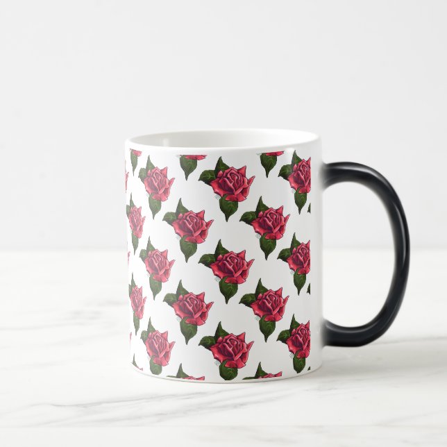 Rose Pattern Magic Mug (Right)