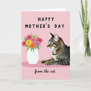 Rose Pattern Mothers Day Card