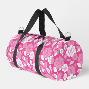ROSE PATTERN (PINK) DUFFLE BAG