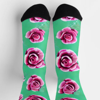 Rose Pattern Socks