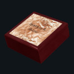 Rose Peach Gold Glam  Gift Box<br><div class="desc">Warm Rose Peach Gold Glam with a foil look</div>