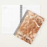 Rose Peach Gold Glam Planner<br><div class="desc">Warm Rose Peach Gold Glam with a foil look</div>