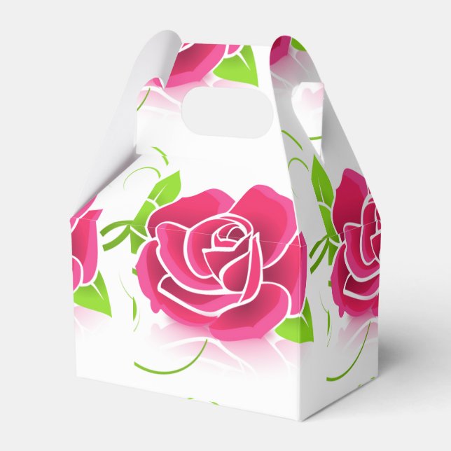 Rose Petal Favour Box (Front Side)