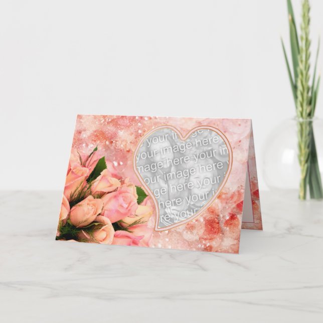 Rose Petal Heart - Inside Verse - Template (Front)