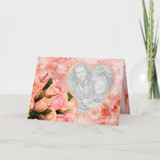 Rose Petal Heart - Template (Front)