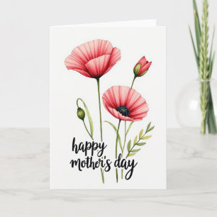 Rose Petal Mothers Day Card
