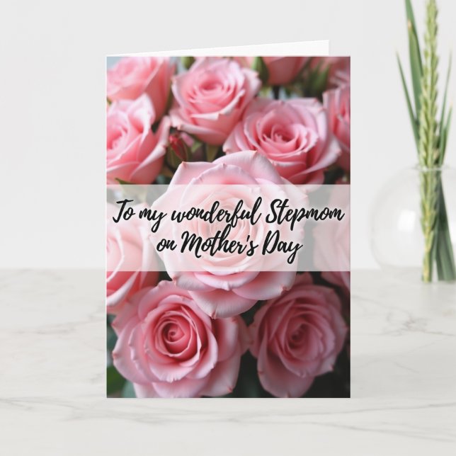Rose Petal Soft Touch Greeting Card (Front)
