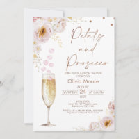 Rose Petals Petals Prosecco Boho Bridal Shower