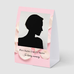 Rose petals pink funeral