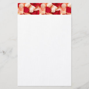 Rose Petals Stationary Stationery