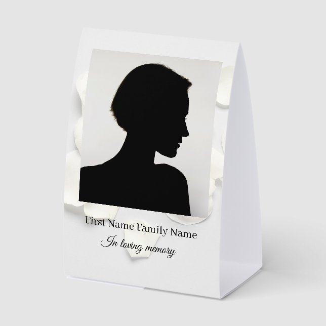 Rose petals white  funeral (Front)