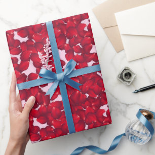 Rose Petals Wrapping Paper