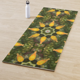 Rose petals.... yoga mat