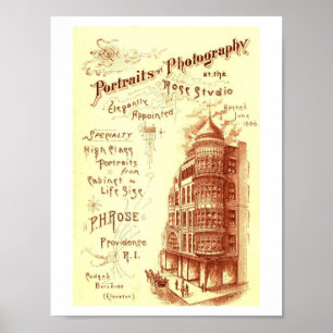 Rose Photography, Providence RI Vintage Poster
