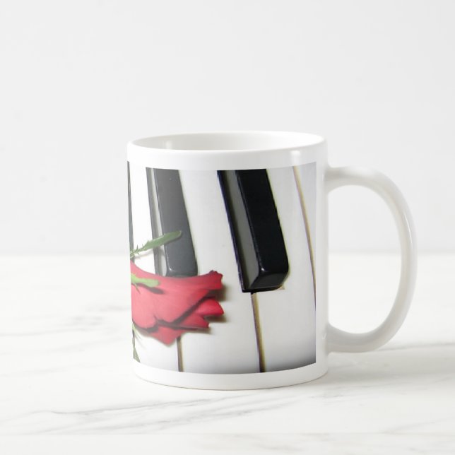 Rose Piano Mug (Right)