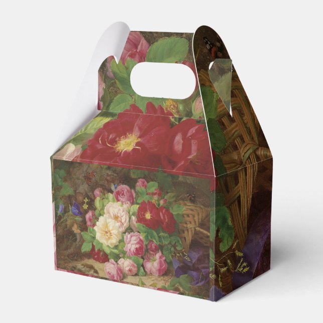 Rose Piece at the Forest Floor with Butterflies Favour Box (Front Side)