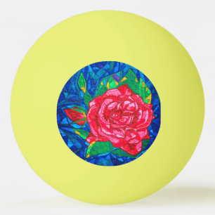 Rose ping pong ball