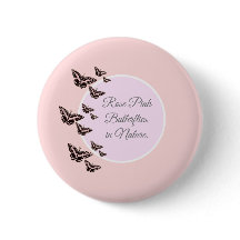 Rose pink butterflies