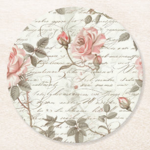 Rose Pink Drink Coasters